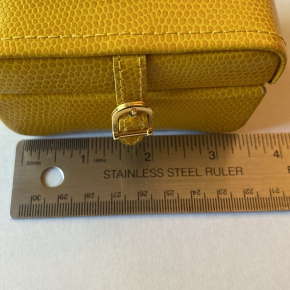 Wolf Designs Leather Travel Ring Jewelry Case with Mirror. NWOT - Picture 8 of 11